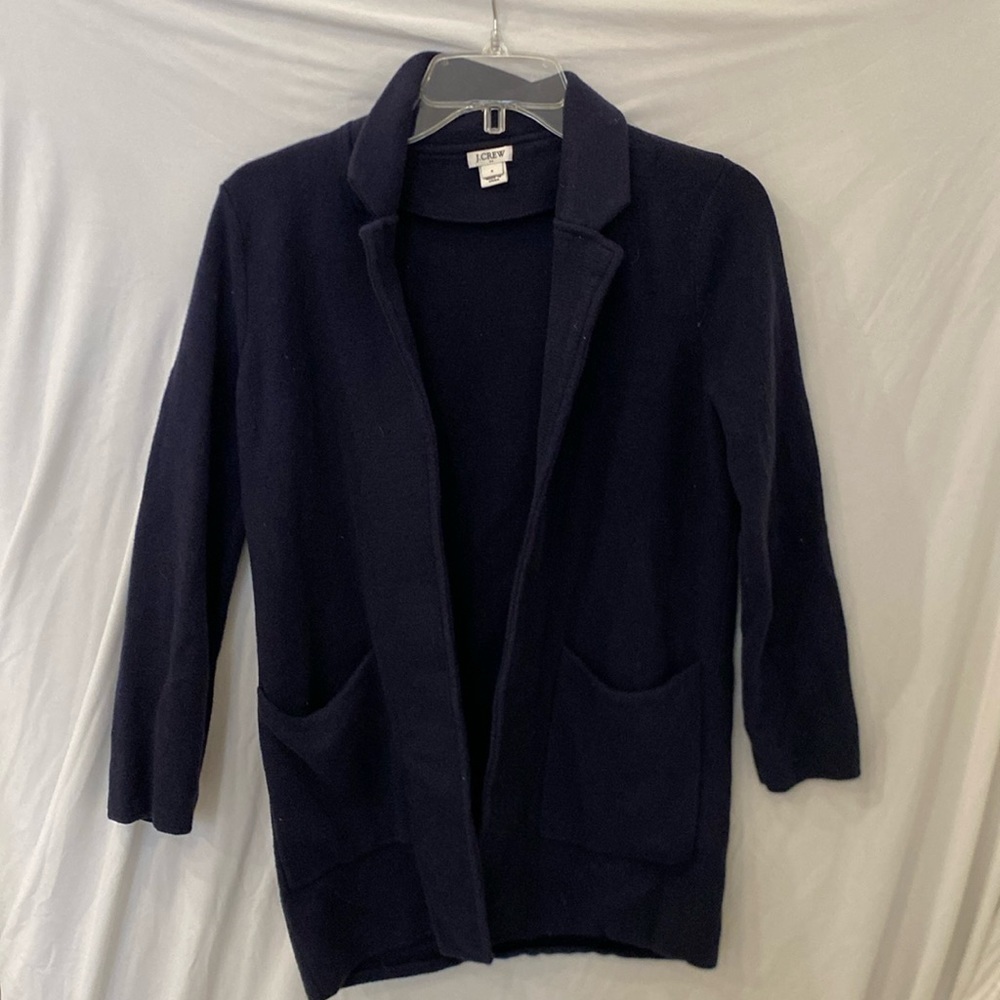 Jcrew navy blue Sweater Cardigan small